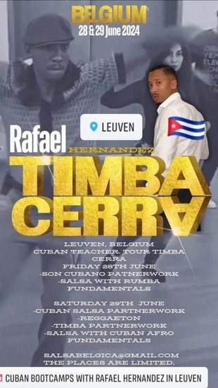 Nachtleven Cuban bootcamp (vrijdag) Rafael Hernandez.  Tour Timba Cerr