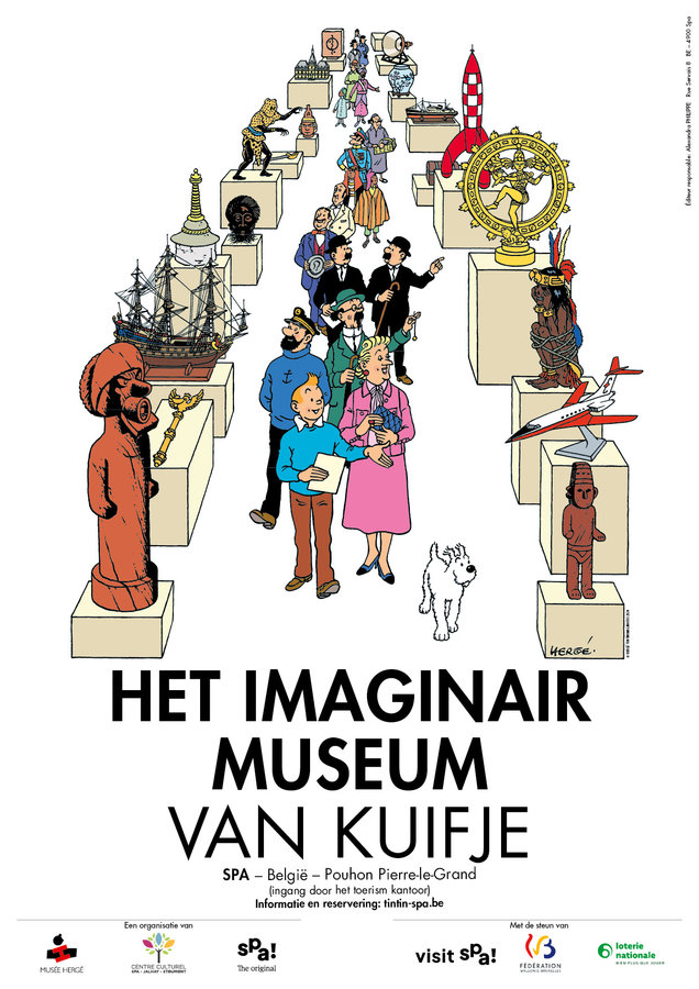 Tentoonstellingen Het imaginair museum Kuifje