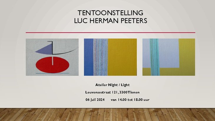 Tentoonstellingen Tentoonstelling Luc Herman Peeters