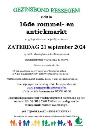  16de rommel- antiekmarkt