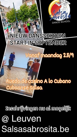 Workshops Rueda casino Cubaanse salsa Leuven/Wilsele