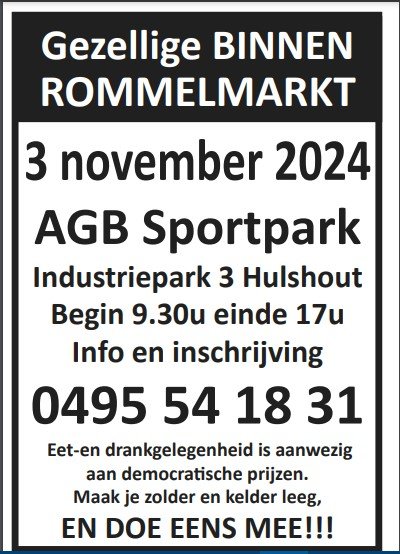  Gezellige binnenrommelmarkt