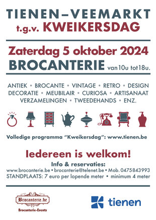  Brocanterie  Kweikersdag  - Tienen