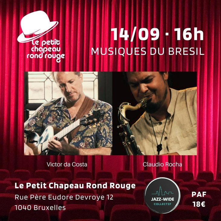 Concerten Braziliaanse muziek: Victor Costa & Claudio Rocha