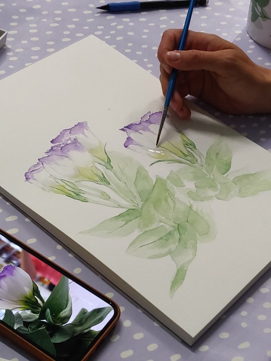 Workshops Workshop: Thema-avond  Bloemen schilderen aquarel 