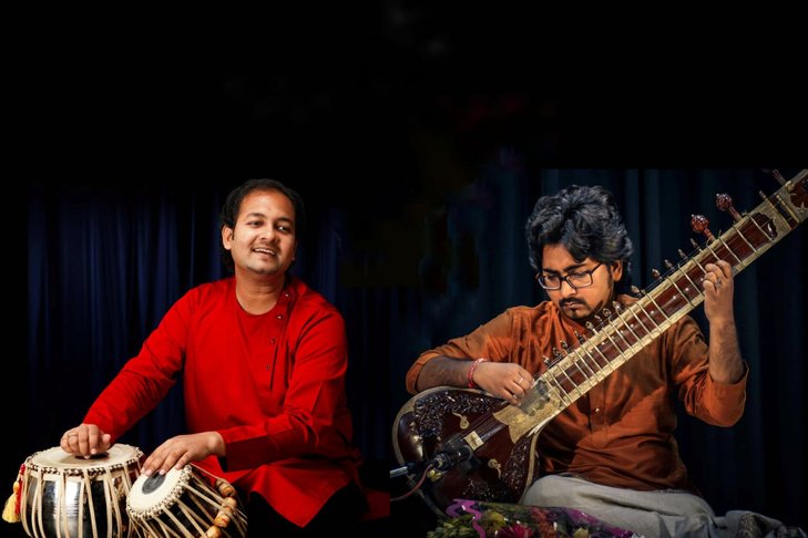 Concerten Indian Sitar Tabla: Deepsankar Bhattacharjee-Abhirup Roy