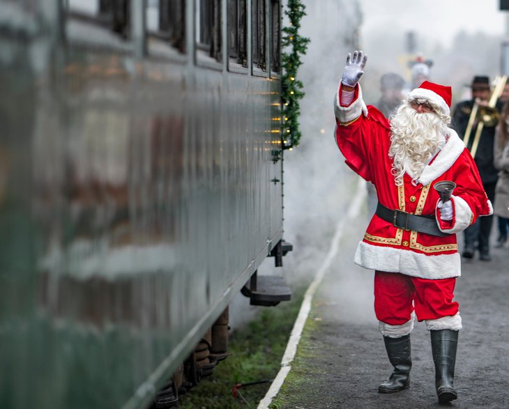 Ontspanning Kerstman's trein