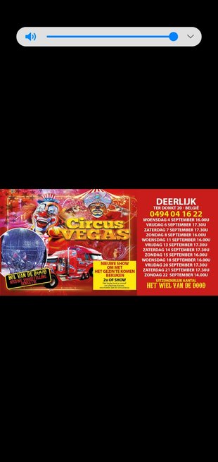 Voorstellingen Circus vegas