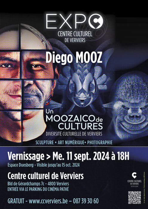 Tentoonstellingen Diego Mooz Openbaring Verviers: Mooz