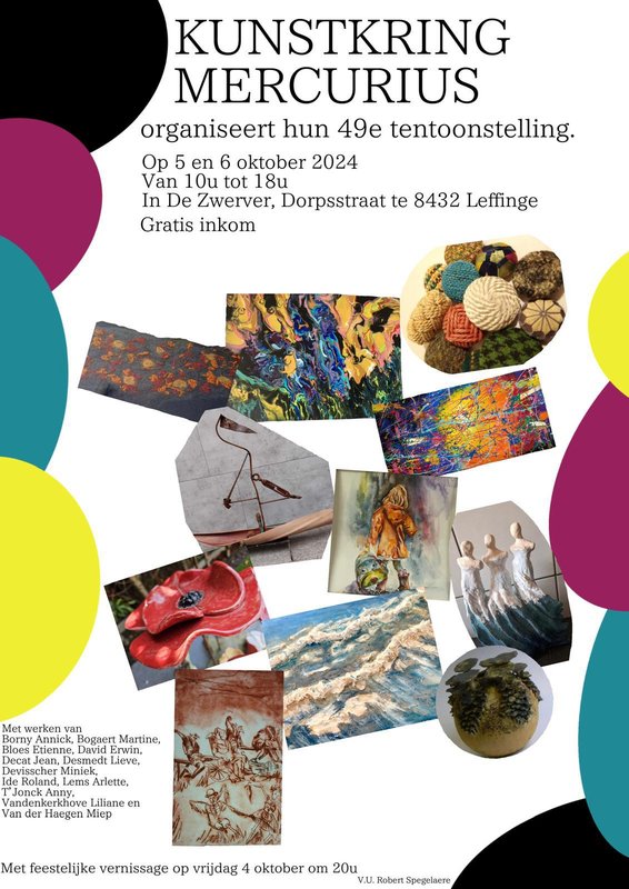 Tentoonstellingen 49e tentoonstelling kunstkring Mercurius