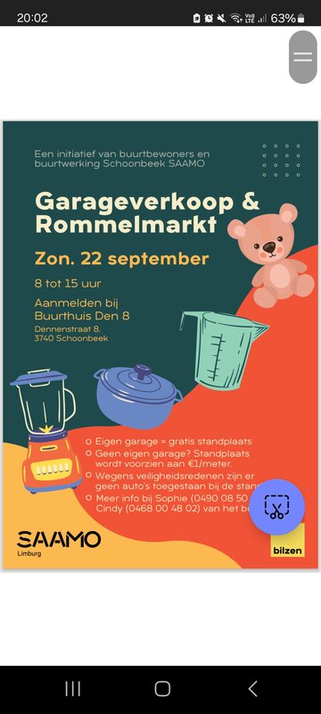  Rommelmarkt/garage verkoop