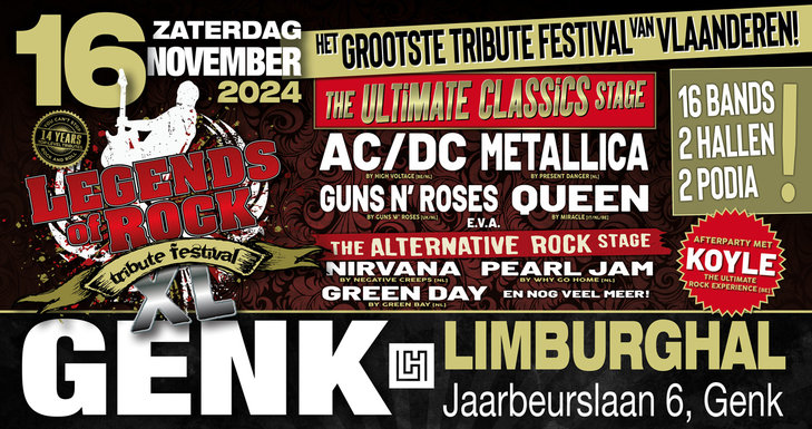 Concerten Legends Rock Tribute Festival xl