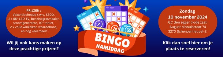 Ontspanning Bingo