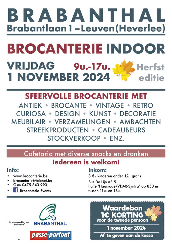  Brocanterie Indoor - Leuven (Herfst editie)