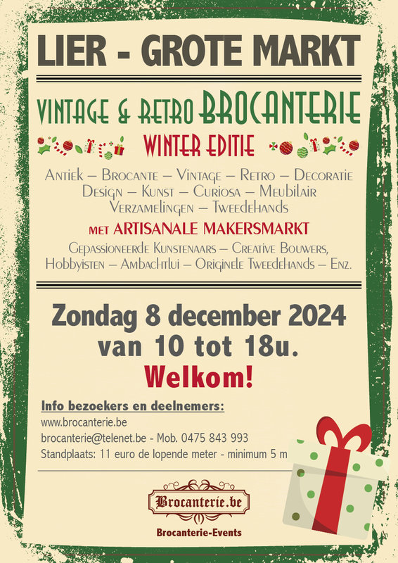  Vintage & Retro Brocanterie + Artisanale Makersmarkt -