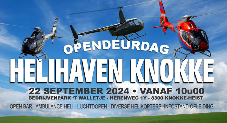 Ontspanning Opendeurdag Helihaven Knokke-Heist