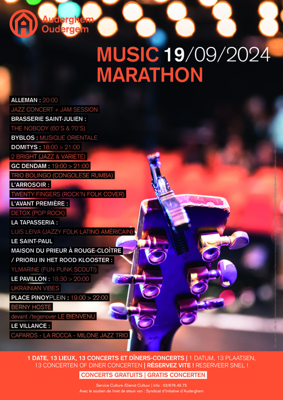 Concerten Music Marathon 2024