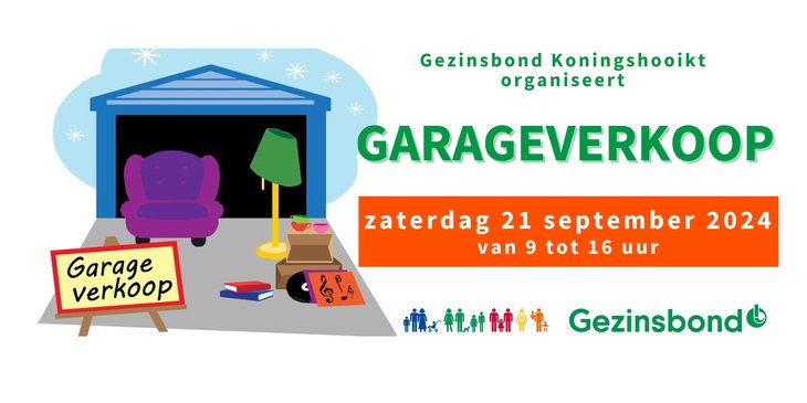  Garageverkoop (Gezinsbond Koningshooikt)