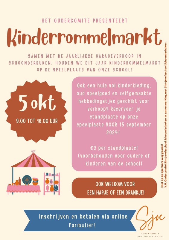 Ontspanning Kinderrommelmarkt