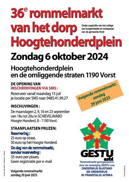  Rommelmarkt Hoogte Honderd