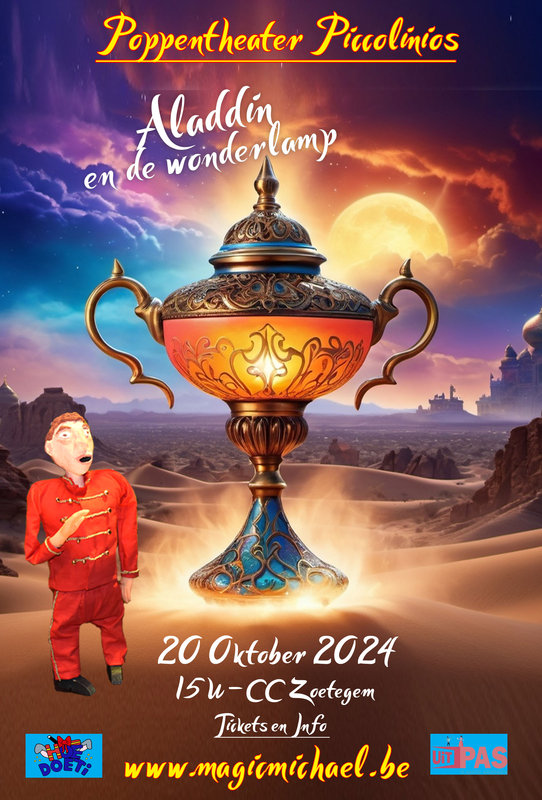 Voorstellingen Poppentheater: Aladdin de wonderlamp