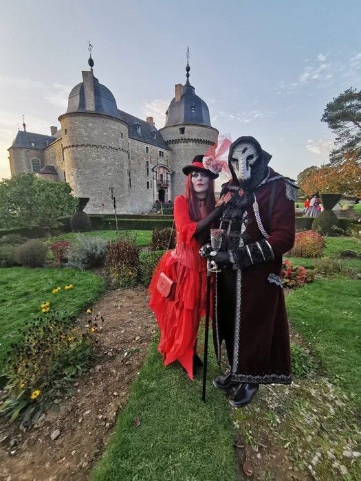 Ontspanning Het fantastische Halloween het Chteau Lavaux-Sainte-Anne