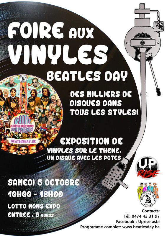 Ontspanning Foire vinyles 'Beatles Day' - Beurs