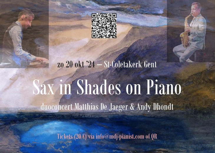 Concerten Sax Shades Piano - duoconcert Matthias Jaeger & Andy Dhondt