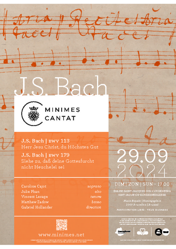 Concerten Bach Concert - Minimes Cantat