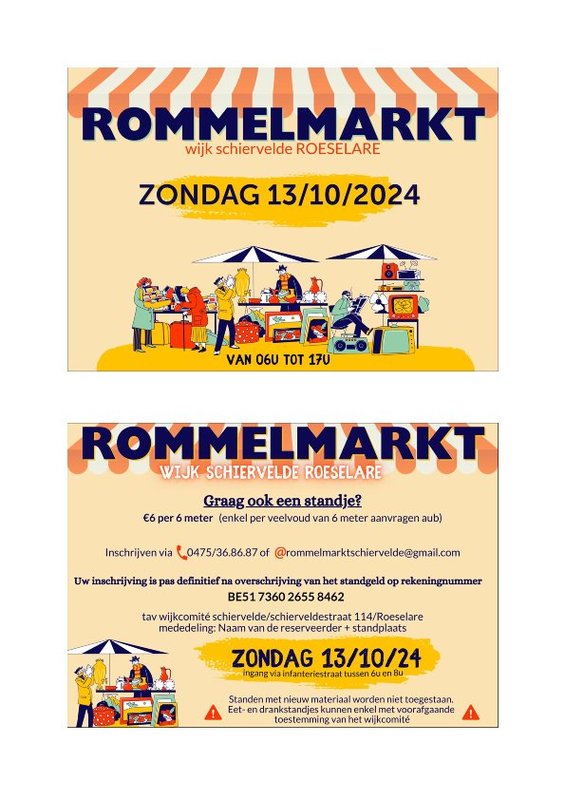  Rommelmarkt wijk Schiervelde