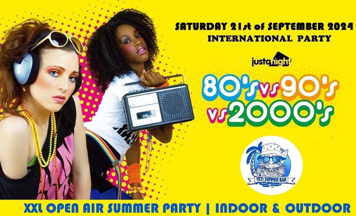 Nachtleven International open Party - Yti Summer | 80's 90's 2000's