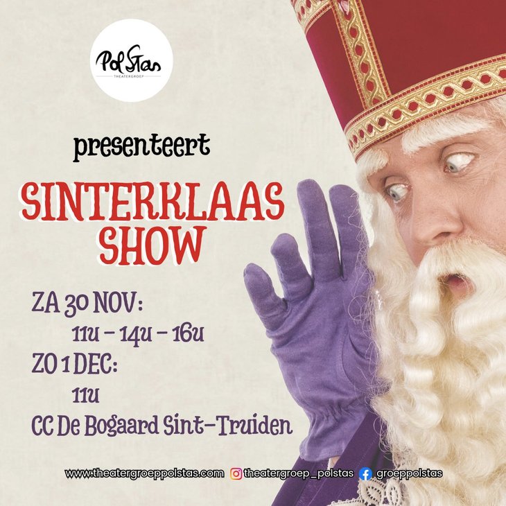 Voorstellingen Sinterklaasshow: Sint de betovering. fijne familievoorstelling.