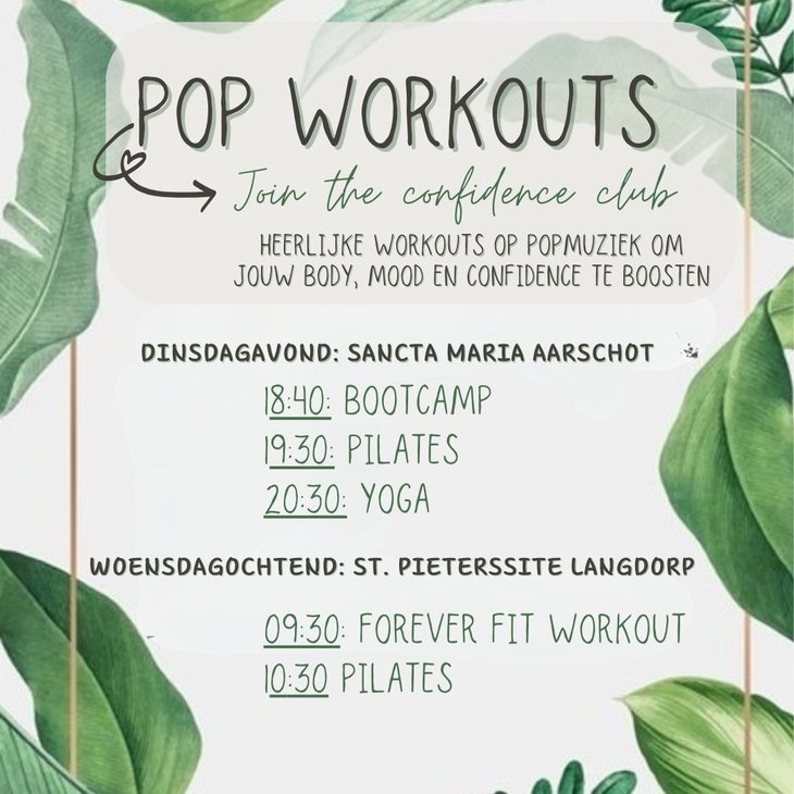 Workshops Bootcamp - pilates - yoga