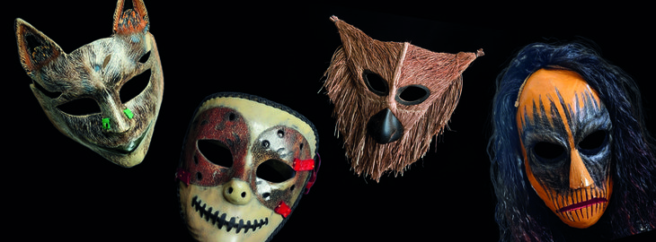 Workshops Kinderkunstatelier - halloween maskers maken