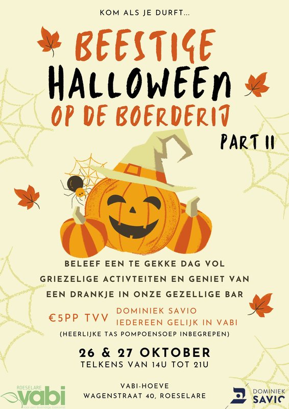 Ontspanning Beestige Halloween de Boerderij