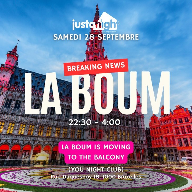 Nachtleven Breaking News : Boum Party moving the Balcony (YOU Night Club)