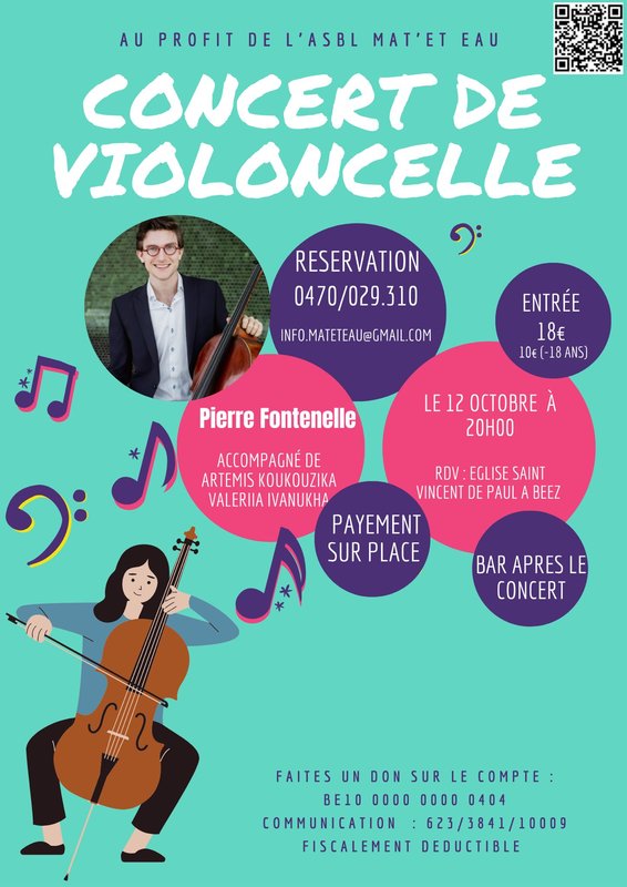 Concerten Concert Violoncelle Pierre Fontenelle