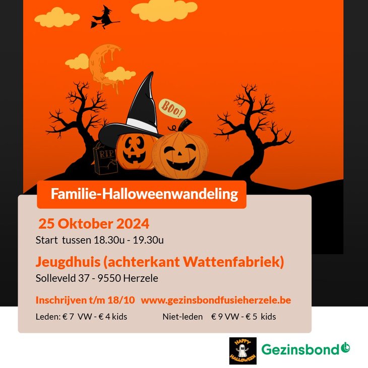 Ontspanning Familie Halloweenwandeling