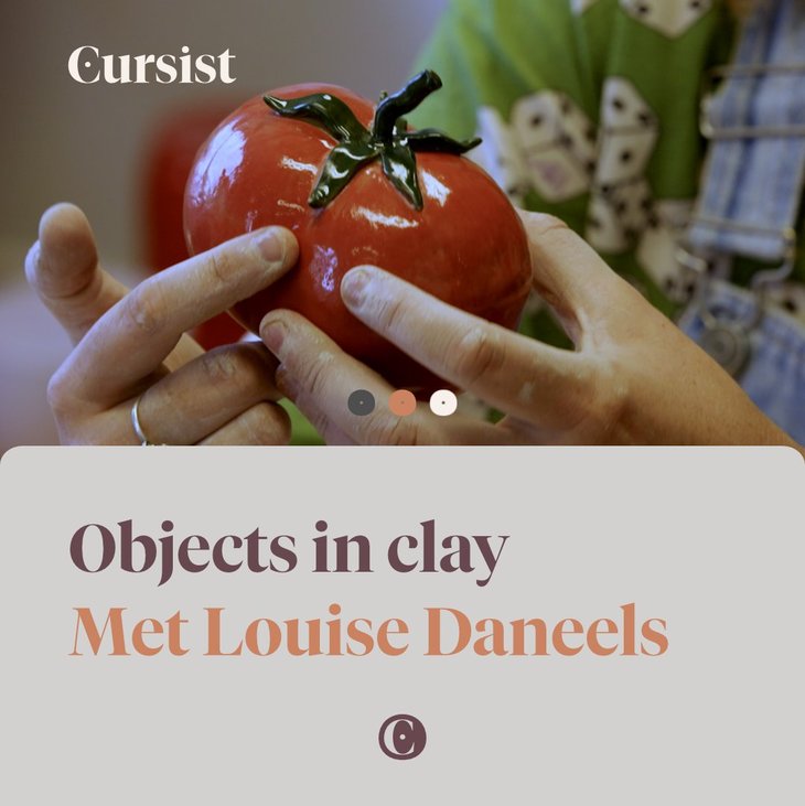 Workshops Online cursus Handopbouw: Objects clay Louise Daneels