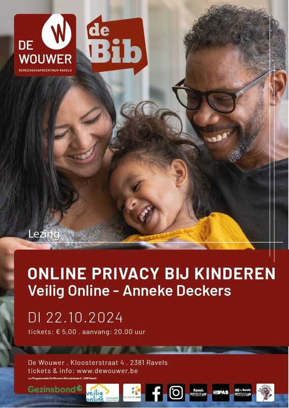 Voordrachten Lezing: Online privacy kinderen