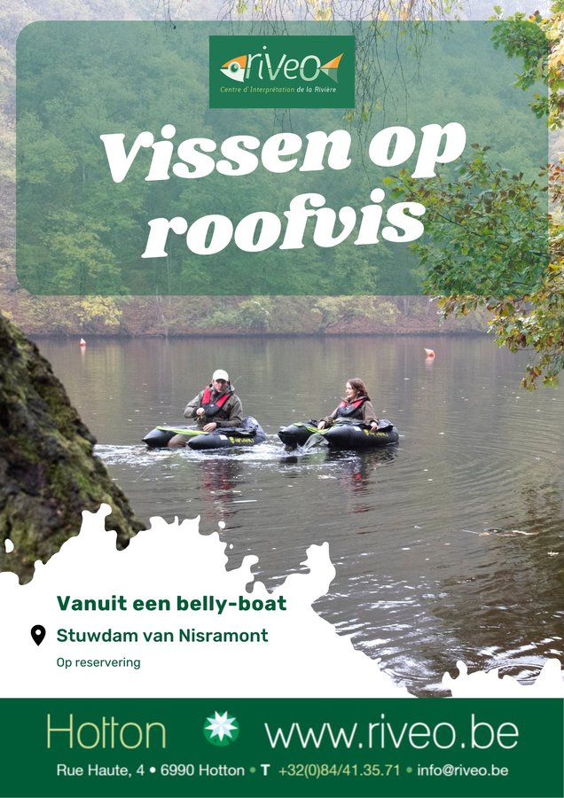 Workshops Vissen roofvis vanuit belly-boat