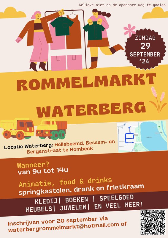  Mechelen : Rommelmarkt Waterberg