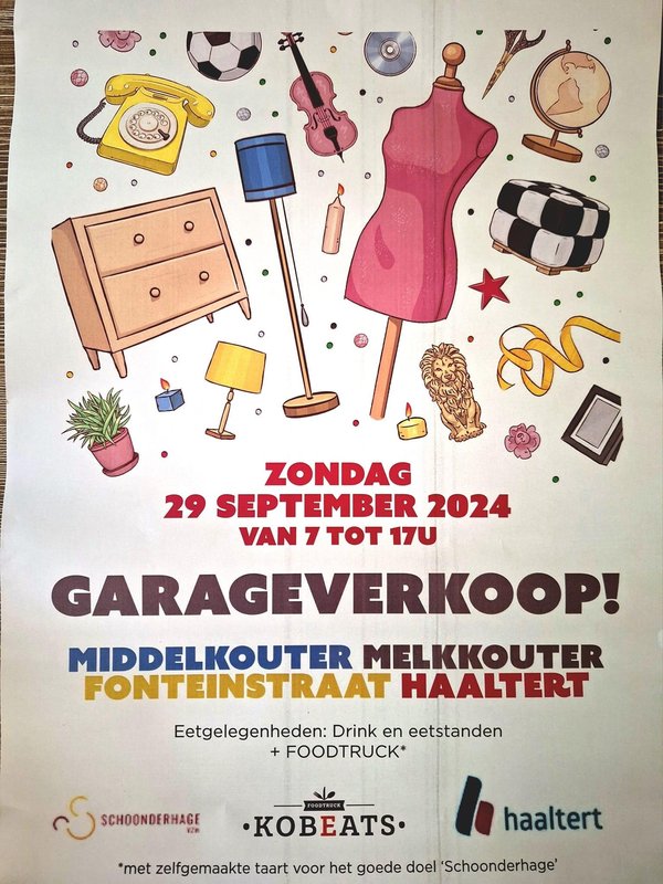  Rommelmarkt / garageverkoop