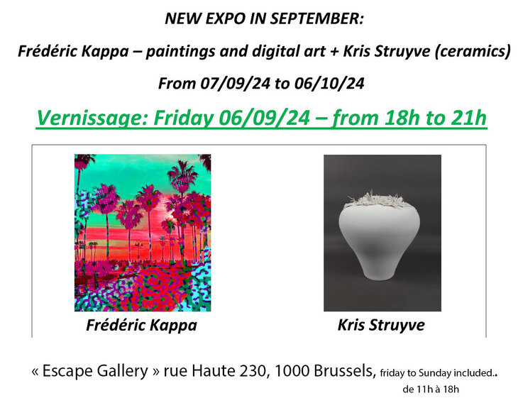 Tentoonstellingen Exposition "Pop trip" Frederic Kappa Kris Struyve