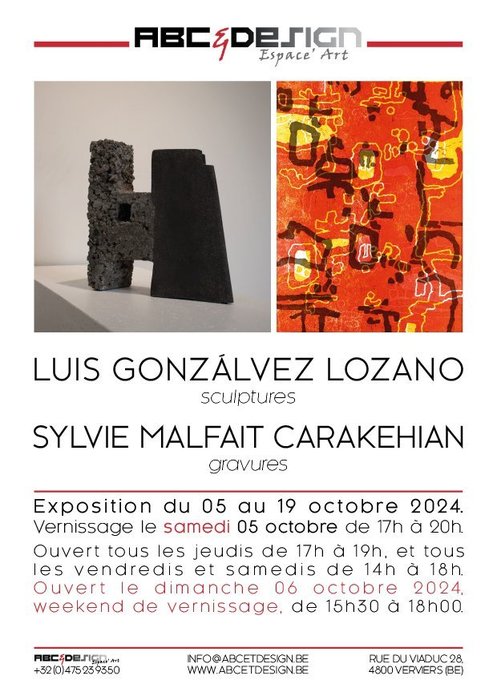 Tentoonstellingen Luis Gonzalvez Lozano Sylvie Malfait Carakehian