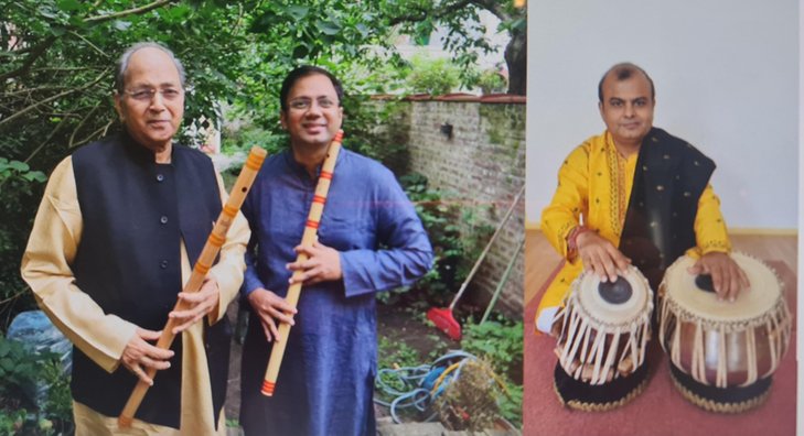 Concerten Indian Bansuri Concert: Harsh & Vishal Wardhan, Sandip Banerjee