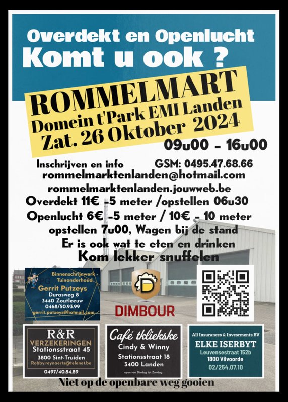  Rommelmarkt domein t park