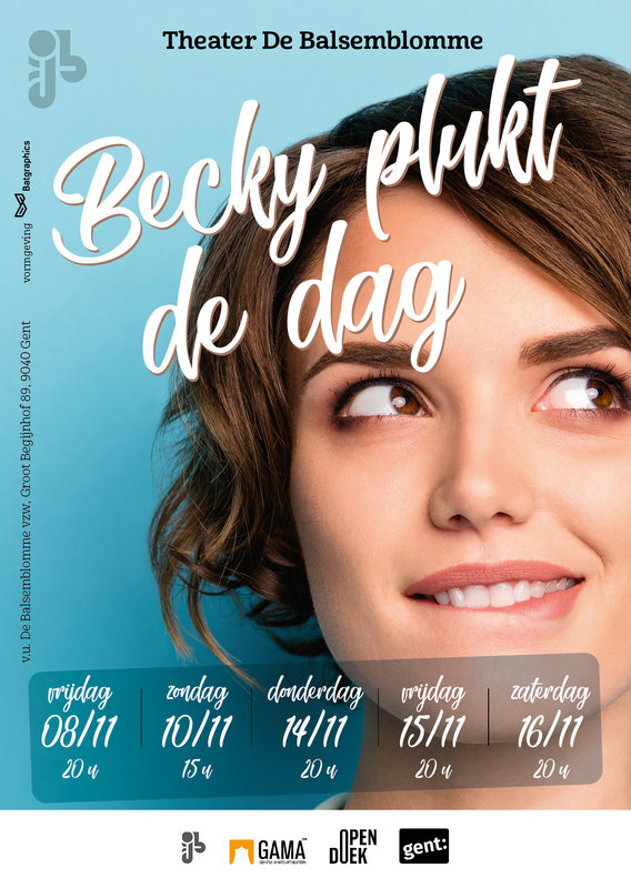 Voorstellingen Theater Balsemblomme speelt: Becky plukt dag