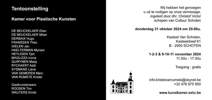 Tentoonstellingen Kunstkamer exposeert het Kasteel