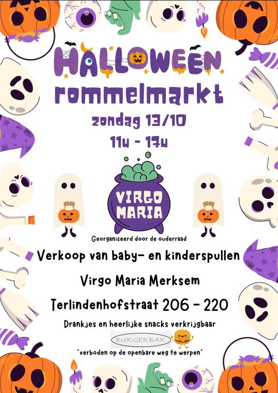 Ontspanning Halloween rommelmarkt baby- kinderspullen